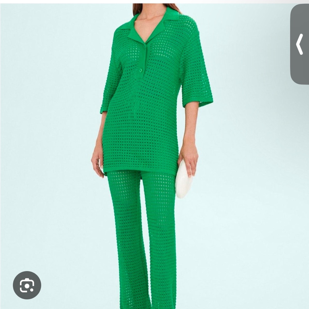 MANGO X SIMON MILLER Green Knit Set